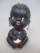 Vintage Chalkware Black Americana Bobble Head Bank