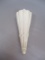 White Cornucopia Wall Pocket Made in USA
