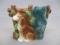 Cocker Spaniel Next To Fence Wall Pocket/Planter
