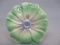 Vintage Ceramic Flower w/Blue Center Wall Pocket/Planter