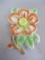 1950's Ceramic Flower Wall Pocket Made in Japan