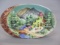 Ucagco Ceramic 3D Mountain Scene Wall Plaque