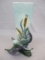 Vintage Hull #96 Flying Duck/Goose Triangular Vase