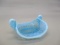 Fenton Blue Opalescent Hobnail Bon Bon Dish
