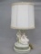 Vintage Porcelain 18th Century Couple Table Lamp