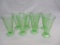 8  1930's Anchor Hocking  Ice Cream Sundae Glasses