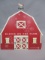 Dept. 56 Snowbabies Babies On The Farm Barn Back Drop Display