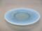 Fenton Blue Opalescent Hobnail Plate 8