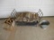 Home Made Firewood Storage Ben w/Wood & Ash Bucket