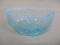 Blue Opalescent Cherry Design  Candy Dish