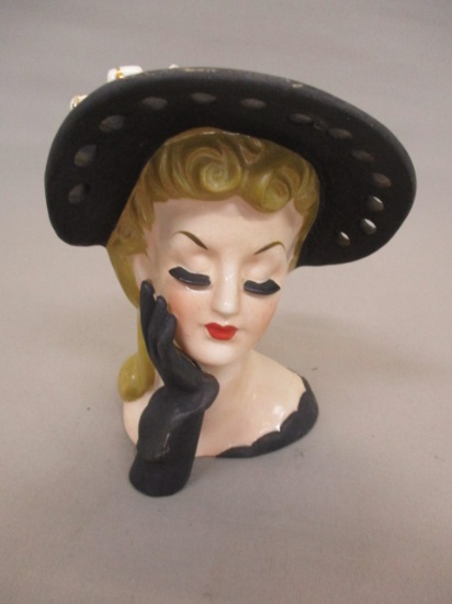 5 1/2" Napco 1959 Lady Head Vase
