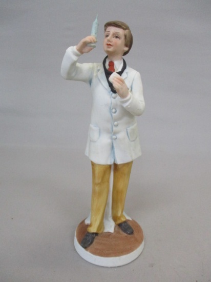 Lefton KW01869 Porcelain Bisque Doctor Figurine