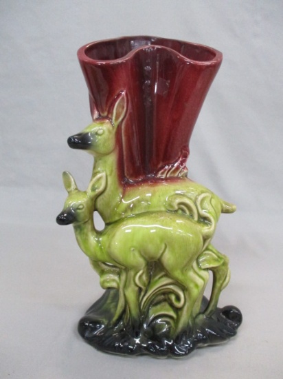 1950's Hull #62 Doe & Fawn Vase