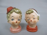 Vintage Napco Kissing Girl& Boy Salt & Pepper Shakers
