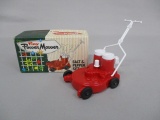 Vintage Plastic Tiny Power Mower Salt & Pepper Shaker