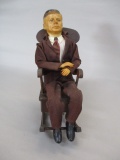 1963 JFK Doll in Musical Rocking Chair 10 1/2