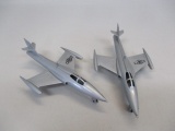 2 Plastic USAF Magic Glide Jet Airplanes 8