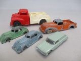 5 Hubley Toys - 1 Is Plastic 4 are Metal