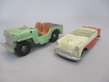 2 Renwal Dicast Cars - Missing Parts