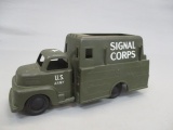 Military US Army Signal Corps Hard Plastic Truck By Marx