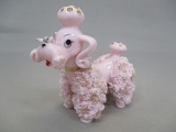 1950's MCM Pink Spaghetti Trim Poodle By Lefton