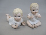 2 Lefton 1992 #03269 Piano Babies