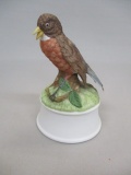 Gorham Bisque Porcelain Robin Music Box