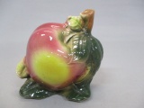 Apple Wall Pocket/Planter Hand Painted Made in Occupied Japan
