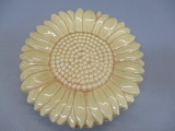 Vintage Sunflower Wall Pocket Marked USA