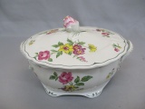 Gridley Royal Petal Melrose Marlborough Cover Serving Dish w/Lid
