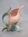 1950's Hull Ebb Tide Fantail Fish Conch Shell Planter