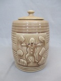 Vintage Gingerbread Cookie Jar Marked USA