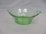 1930's Imperial  Green Bowl w/Handles