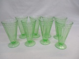 8  1930's Anchor Hocking  Ice Cream Sundae Glasses