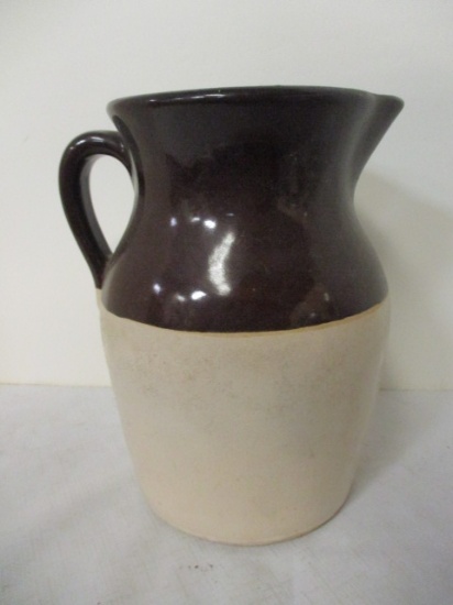 USA Signed Ironstone Pottery Pitcher.