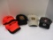 Five New Ball Caps, Two Nascar,  Two Superbowl 38, Cubs World Series.