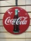 Round Hanging Coca-Cola Sign.