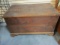 Vintage Wood Trunk/Chest.  See Pictures for Details.