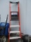 Werner Large Podium Ladder 300 lb Fiberglass