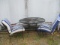 3 Piece Wrought Iron Patio Set