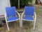 2 Stackable Mesh Patio Chairs