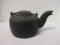 Vintage Cast Iron Kettle with Flip Lid and Handle