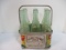 Vintage Metal Royal Crown Cola Carrier with Six Bottles.