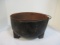 Cast Iron Three Leg Cooking Pot with Handle.  Some Rust.