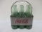 Vintage Coke Metal Carrying Tray with Six Bottles.