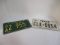Vintage Kansas and Texas Car Tags.