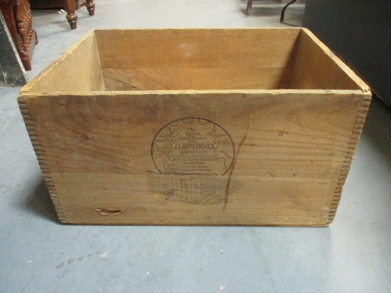 J. C. Hopkins & Co. Distribution Wooden Crate/Box.