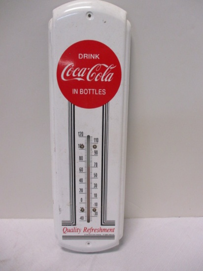 Metal Coca-Cola Thermometer.