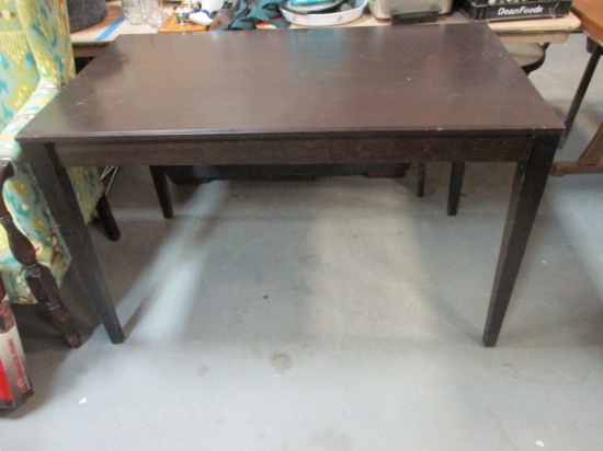 Dark Wood Mid Century Table.