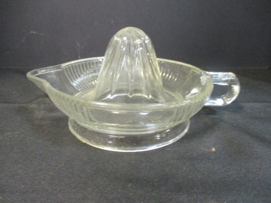 Vintage Glass Juicer with Pouring Spout.